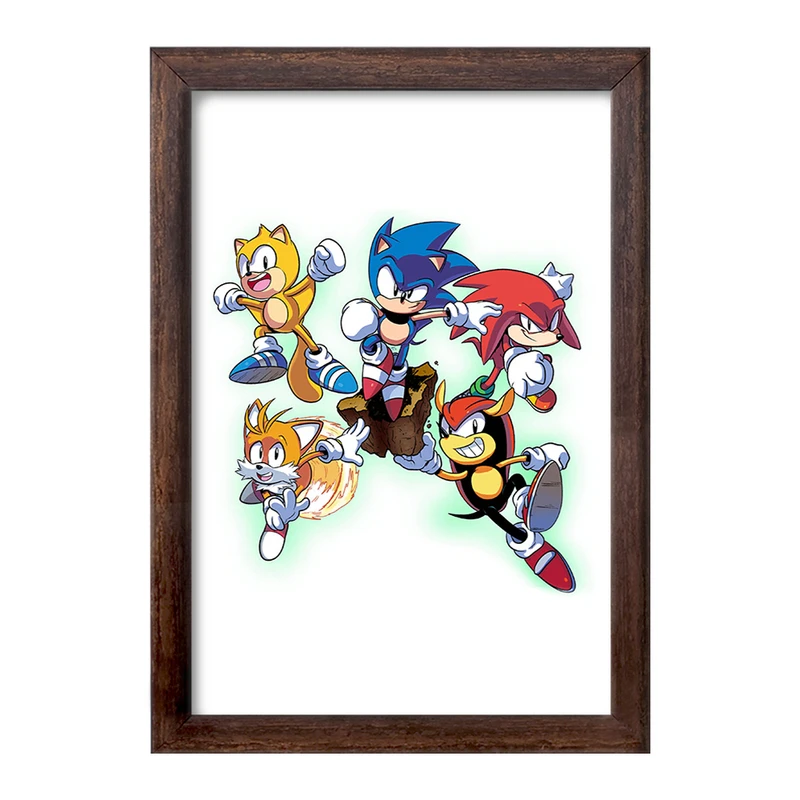 تابلو خندالو طرح سونیک (Sonic) کد F2204