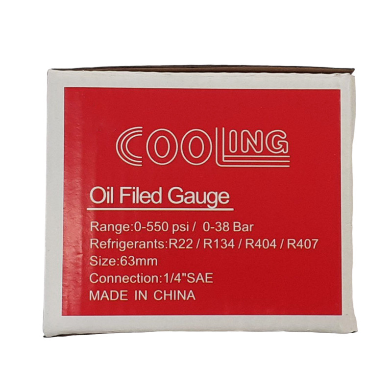 گیج فشار پایین کولینگ مدل Low-38Bar-6Cm