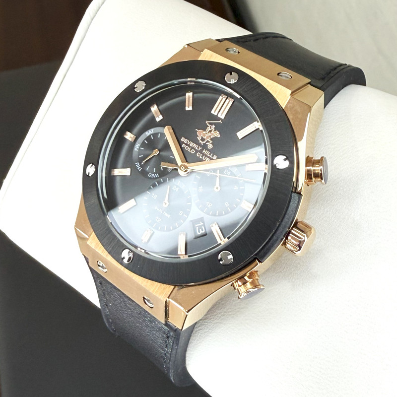 ساعت مچی عقربه‌ای مردانه کوارتز کورنوگراف بورلی هیلز پولو کلاب مدل BP3690X.451