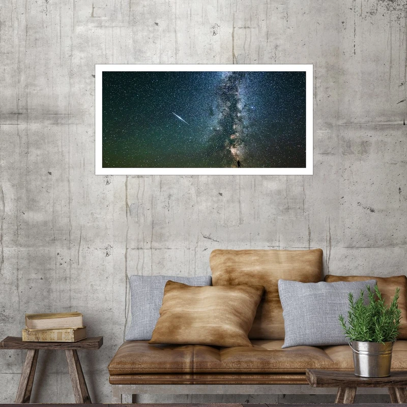 تابلو بکلیت طرح آسمان شب و کهکشان مدل W-S4507