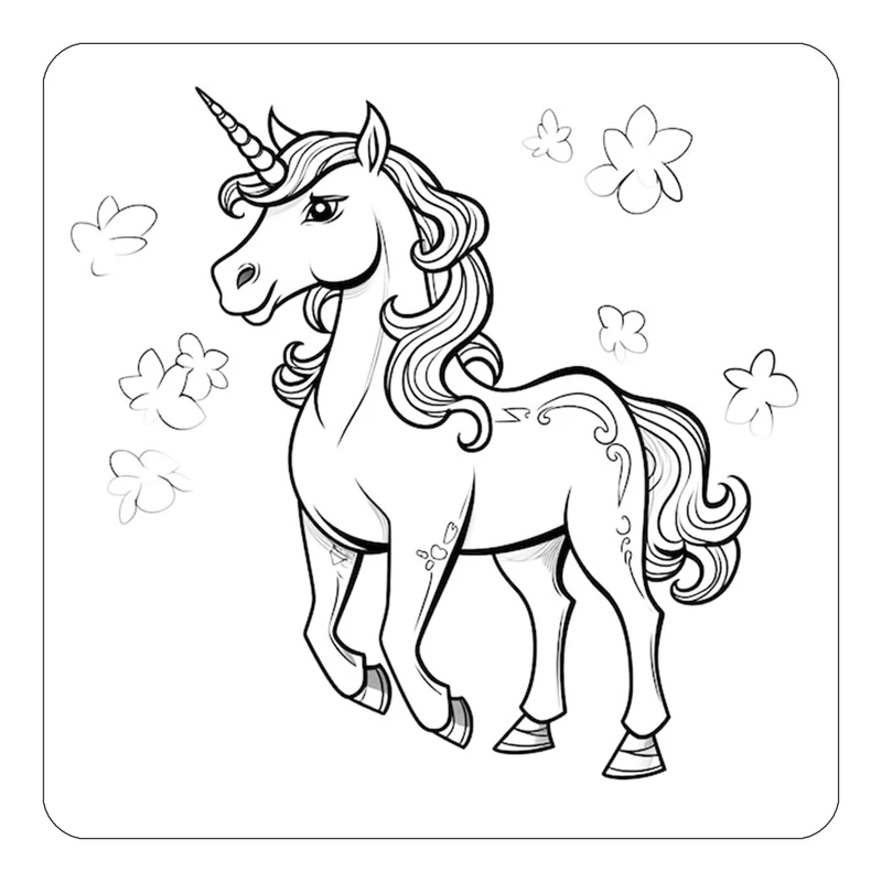 مگنت کاکتی طرح اسب تک شاخ و یونیکورن مدل mp30460