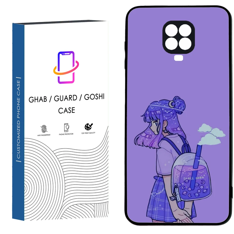 کاور قاب گارد گوشی طرح دخترانه کد 36 - TPU مناسب برای گوشی موبایل شیائومی Redmi Note 9s / Note 9 pro