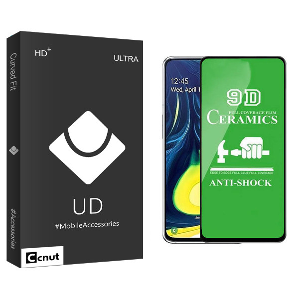 محافظ صفحه نمایش 9D کوکونات مدل UD Black مناسب برای گوشی موبایل سامسونگ Galaxy A10 / A10s / M10