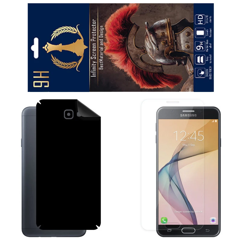 برچسب پوششی اینفینیتی مدل RG مناسب برای گوشی موبایل سامسونگ Galaxy On Nxt به همراه محافظ صفحه نمایش