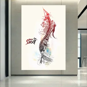 پوستر طرح مخمل کماندار مدل تیراندازی کد AR305108