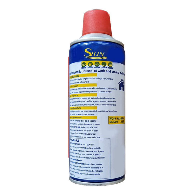 اسپری روان کننده سیلین مدل WD-40 حجم 400 میلی لیتر