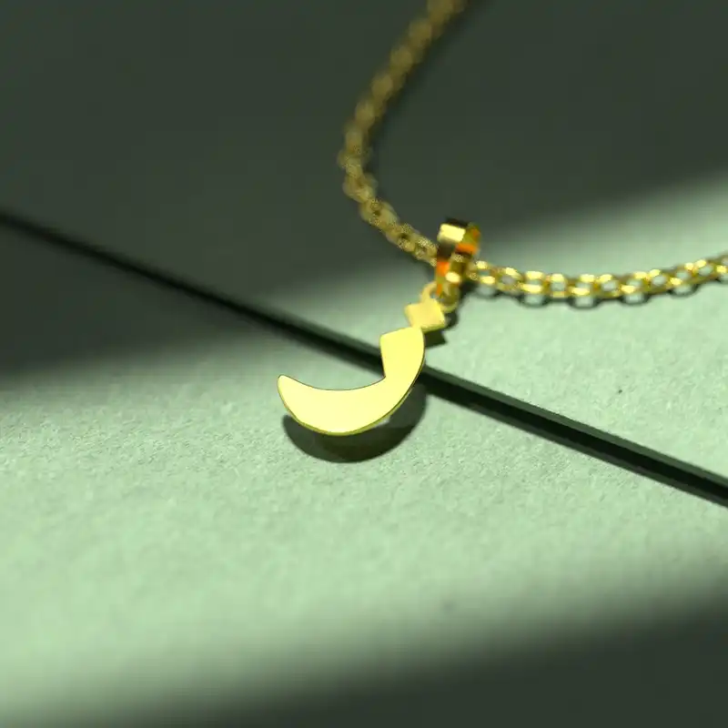 گردنبند طلا 18 عیار زنانه مدوپد مدل حرف ز کد I3-1-1269