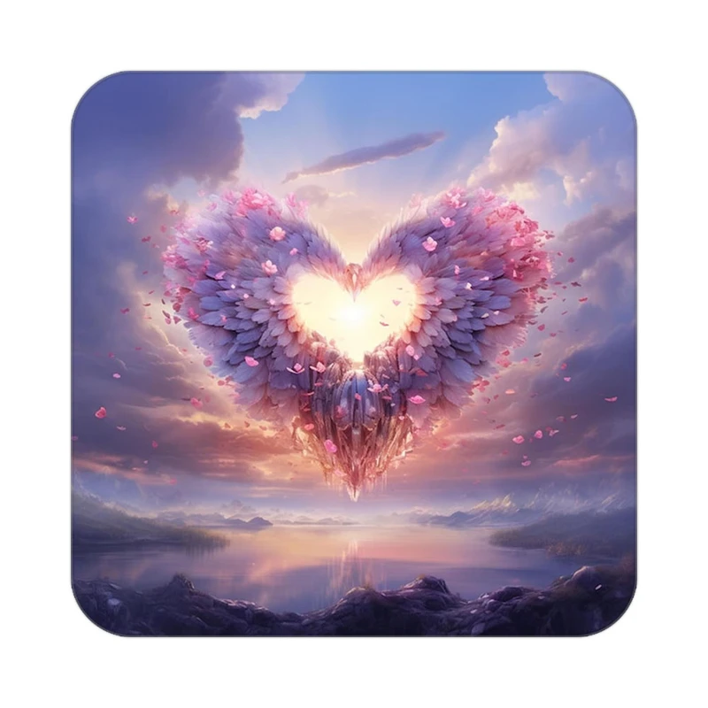 زیر لیوانی کاکتی مدل عاشقانه کد mp13656