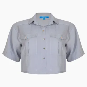 شومیز زنانه سولا مدل SL420640033Gy