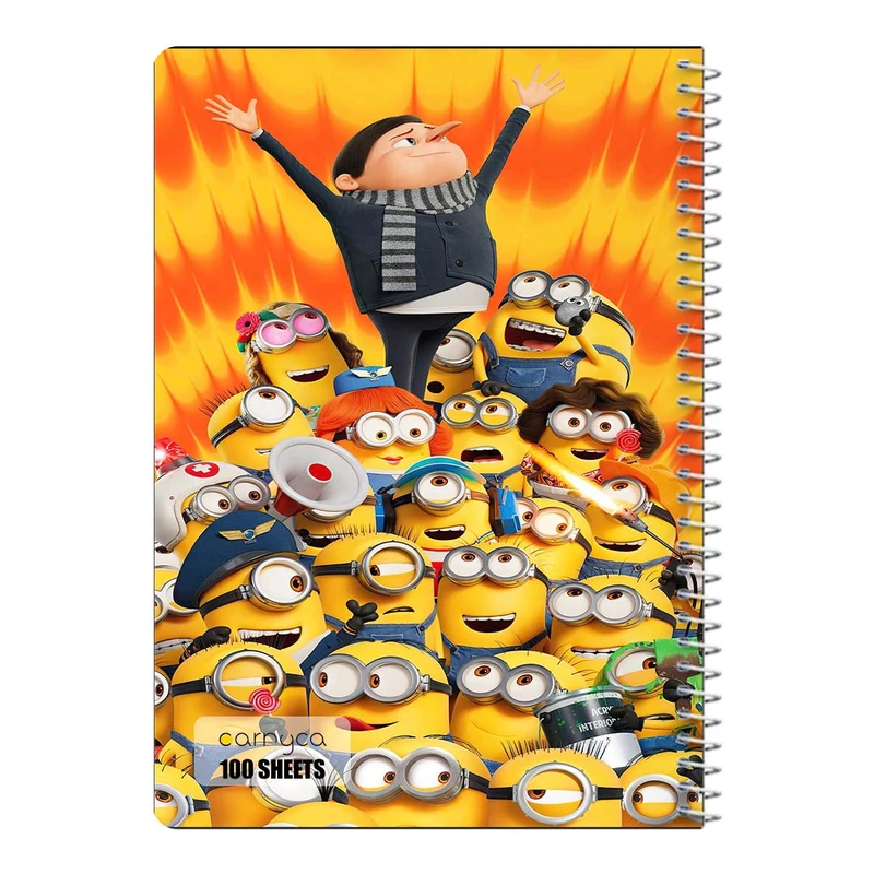 دفتر مشق 100 برگ سیمی کارنیکا طرح من نفرت انگیز Despicable Me کد 61426