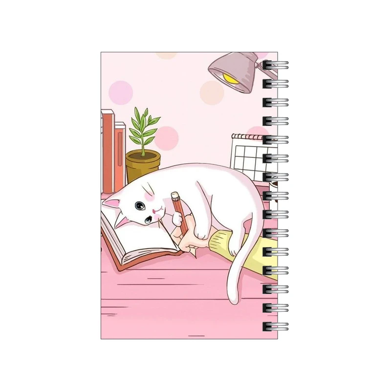 دفترچه یادداشت مدل to do list طرح گربه و نویسنده کد 0762117