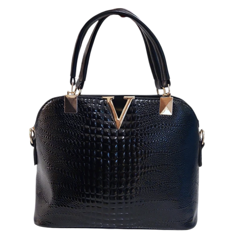 کیف دستی دخترانه مدل سنگی طرح V