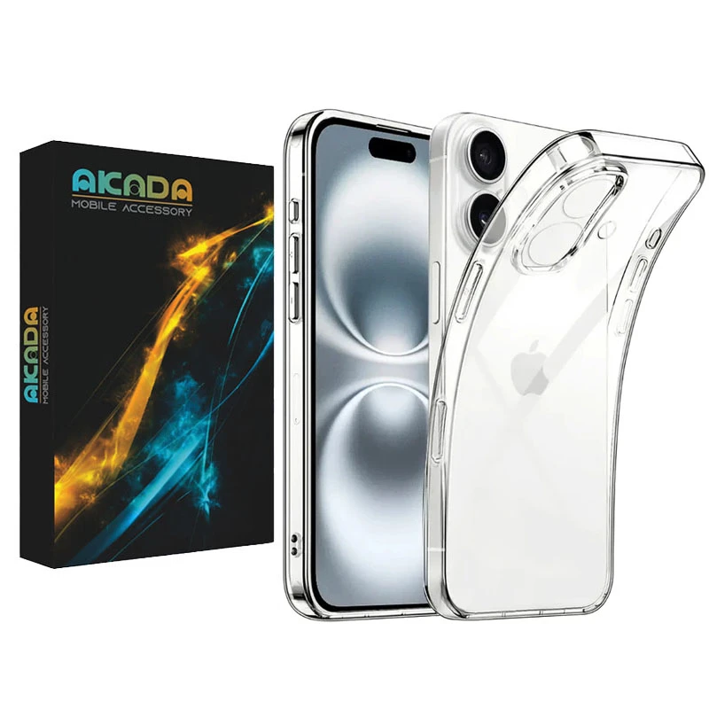 کاور آکادا مدل Transparent مناسب برای گوشی موبایل اپل iphone 17