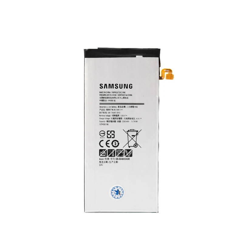 باتری موبایل مدل EB-BA800ABETR ظرفیت 3050میلی آمپر ساعت مناسب برای گوشی موبایل سامسونگ galaxy A8