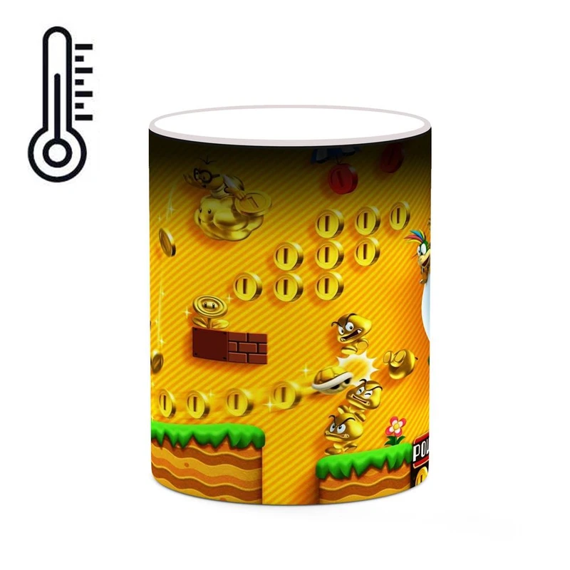 ماگ حرارتی کاکتی مدل بازی سوپر ماریو Super Mario کد mgh30561