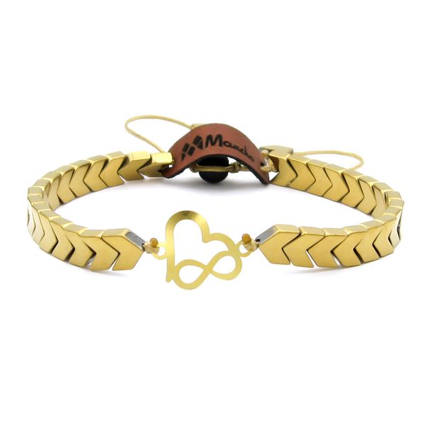 دستبند طلا 18 عیار زنانه مانچو مدل bfg249