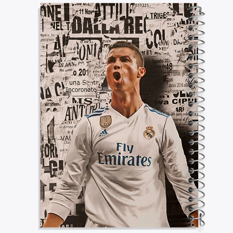 دفتر مشق 100 برگ خندالو طرح کریستیانو رونالدو کد N2817