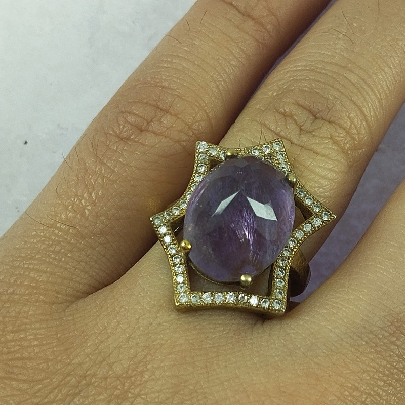 انگشتر نقره زنانه سلین کالا مدل آماتیس کد 52 انگشتر نقره زنانه سلین کالا مدل آماتیس کد 52