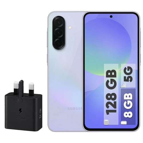 گوشی موبایل سامسونگ مدل Galaxy A36 دو سیم کارت ظرفیت 128 گیگابایت و رم 8 گیگابایت - به همراه شارژر 25 وات سامسونگ