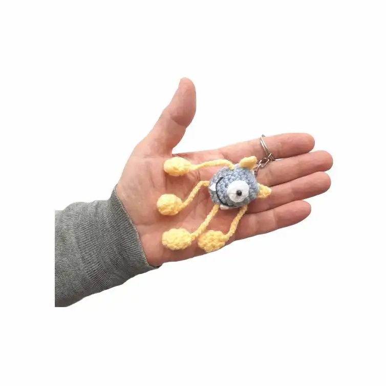 جاکليدي بافتنی طرح عروسک هيولا کد 002