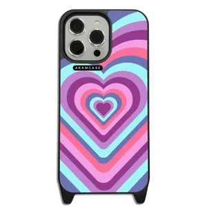 AKAM AMCWLA15PROMAX-HEARTS2 Cover For Apple iPhone 15 Pro Max
