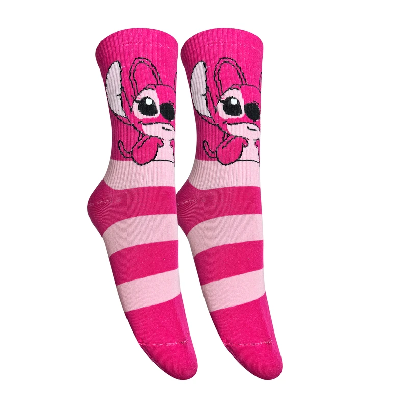 جوراب ساق بلند دخترانه تن پوش هنگامه مدل پنبه کش لیلو و استیج