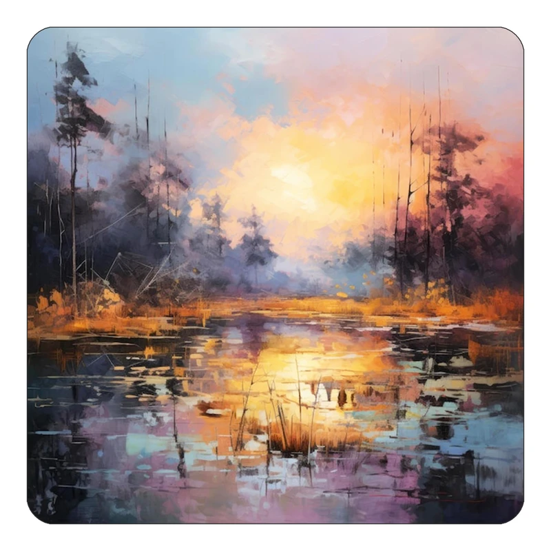 مگنت کاکتی طرح نقاشی رنگ روغن مدل mp70215