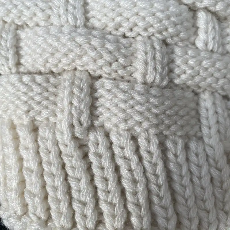 کلاه بافتنی بچگانه مدل کمربندی کد 03