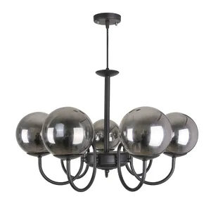 لوستر آویز هفت شعله چشمه نور کد A1219/7BK