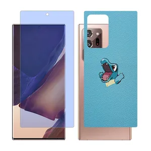 Glass together model blue cut screen protector suitable for Samsung Galaxy Note20 Ultra 5G mobile phone with back cover sticker