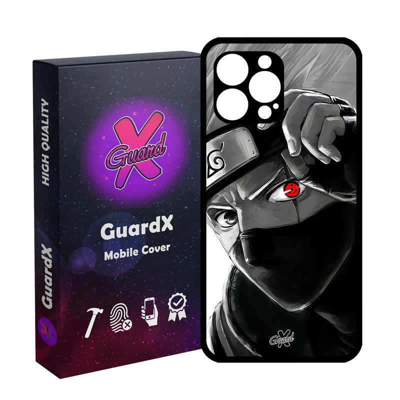 کاور گارد ایکس طرح Kakashi Anime مدل Glass10588 مناسب برای گوشی موبایل اپل iPhone 12 Pro