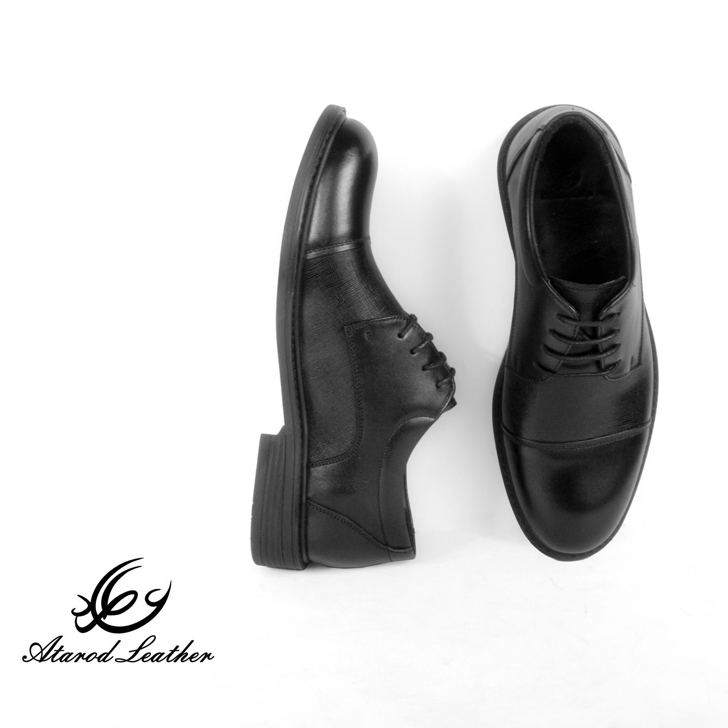 کفش مردانه چرم عطارد مدل  چرم طبیعی کد SH191 -  - 7