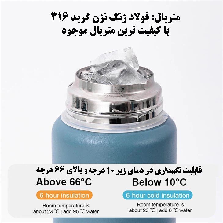فلاسک دیلر مدل MLH9119 گنجایش 0.730 لیتر -  - 11
