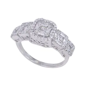 انگشتر نقره زنانه جی تی ای مدل 132