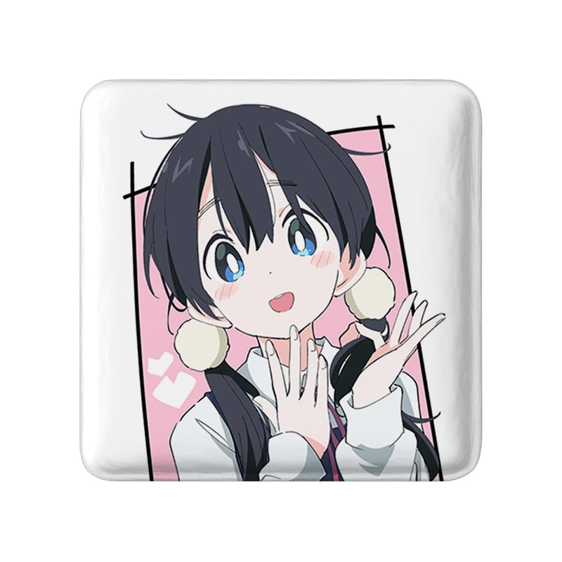 مگنت خندالو طرح کیتاشیراکاوا تاماکو انیمه فروشگاه تاماکو Tamako Market  مدل مربعی کد 22512