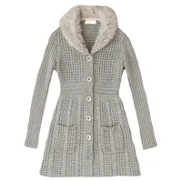 مانتو بافت زنانه مدل روژان