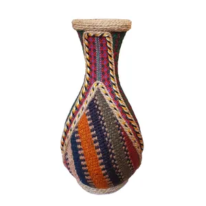 کوزه تزئینی طرح جاجیم کد KJ003to