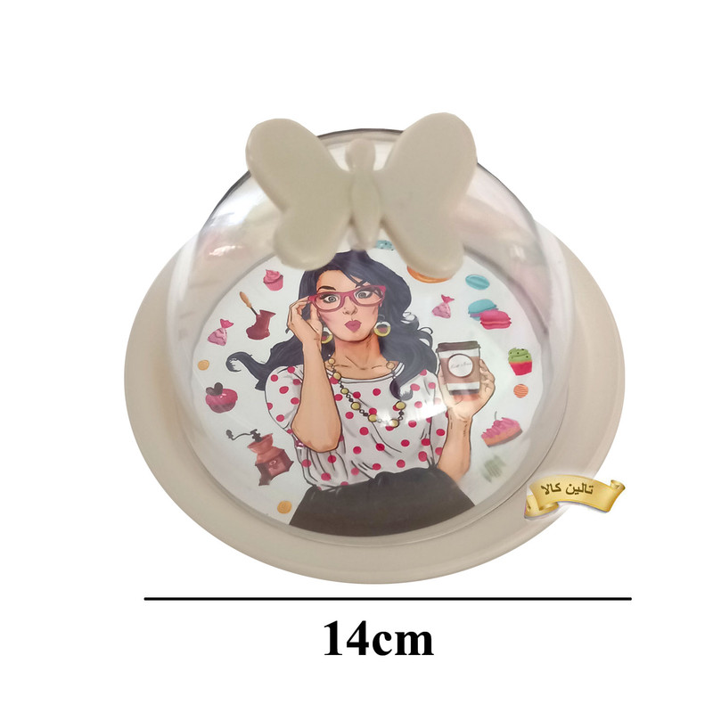 ظرف کره مدل دختر عینکی کد Glass-200Roseman