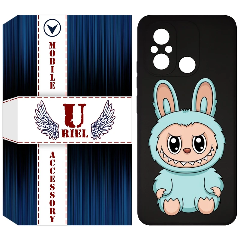 کاور یوریل مدل KSH کد 144 طرح عروسک لبوبو مناسب برای گوشی موبایل شیائومی Redmi 12C