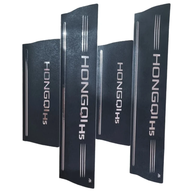 برچسب پارکابی خودرو امیران اسپرت طرح چرم کد 2025060 مناسب برای هونگچی H5 مجموعه 4 عددی