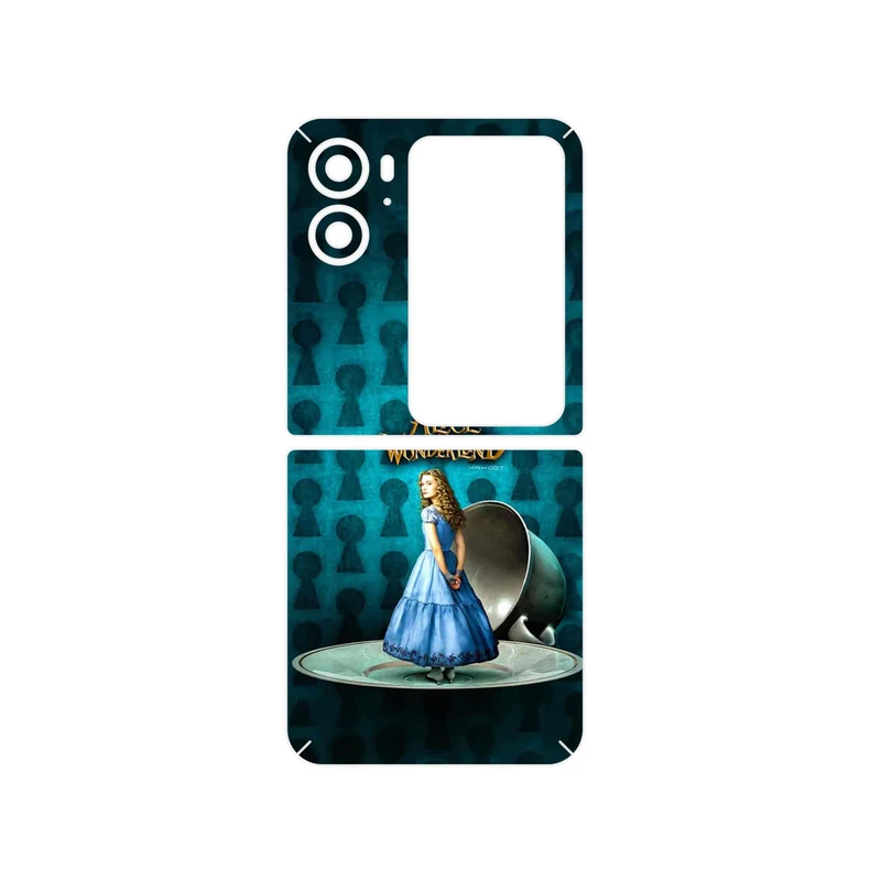 برچسب پوششی ماهوت مدل Alice in Wonderland مناسب برای گوشی موبایل اپو Find N2 Flip