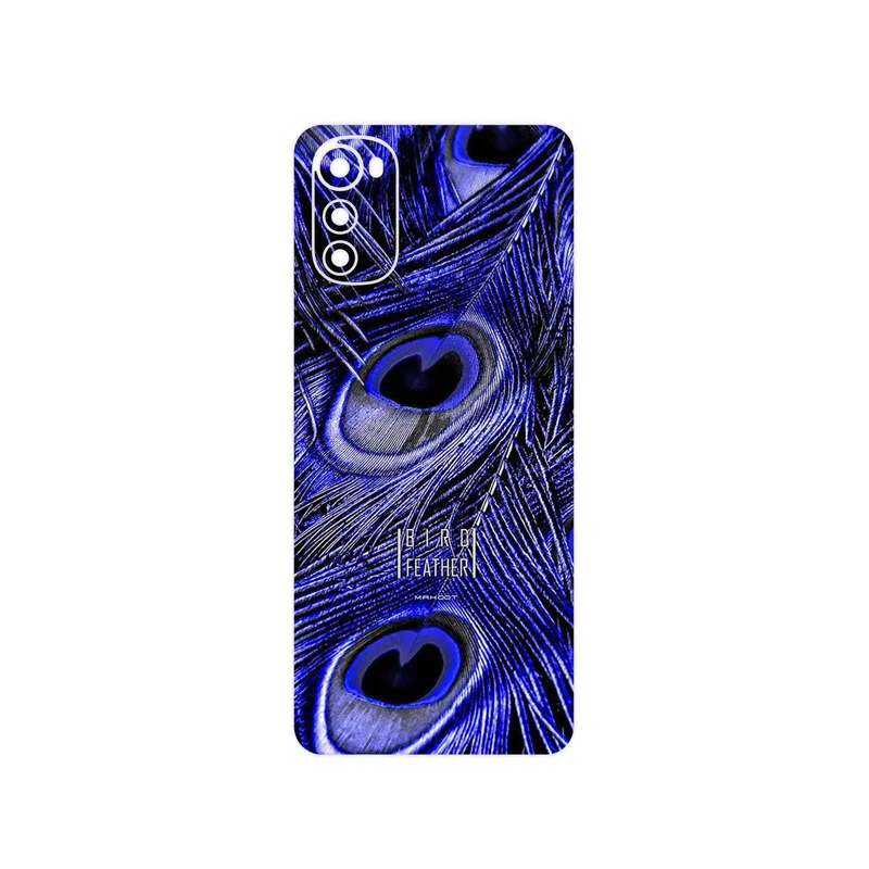 برچسب پوششی ماهوت مدل Purple Feather مناسب برای گوشی موبایل موتورولا Moto E32s