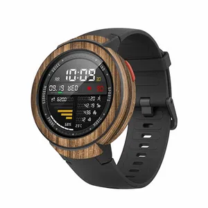 MAHOOT Light-Walnut-Wood Cover Sticker for Xiaomi Amazfit Verge Smartwatch