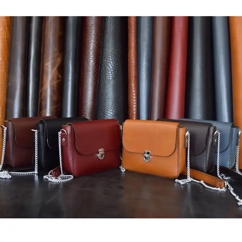 کیف دوشی چرمی مدل مروارید