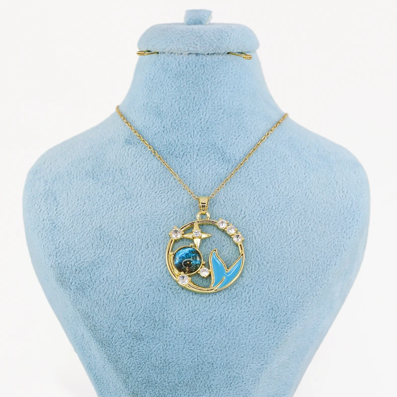 گردنبند زنانه زودیکا مدل کهکشان کد AAB958