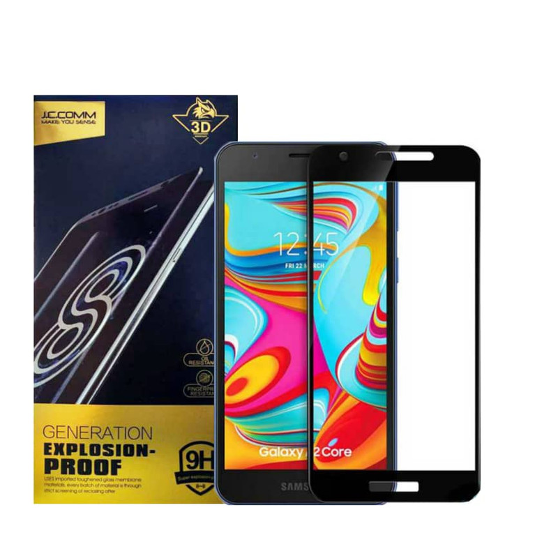 محافظ صفحه نمایش جی سی کام مدل 3D مناسب برای گوشی موبایل سامسونگ galaxy A2 Core