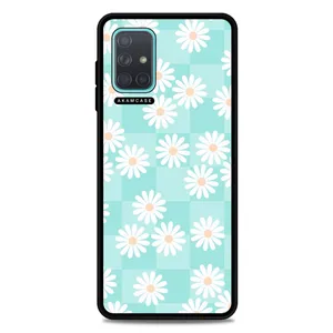 AKAM AMC-WSGA71-FLOWERS8 Cover For Samsung Galaxy A71