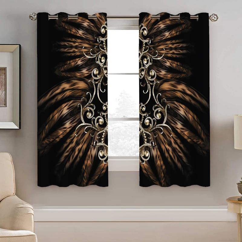 پرده نیروانا طرح سنتی مدل مخمل کد 4486 سایز 140×200 سانتی متر