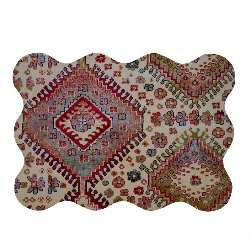 پادری مدل دالبر طرح فرش کد 5316 سایز 80x110 سانتی متر 