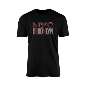 تی شرت آستین کوتاه مردانه مدل TN23 طرح بروکلین